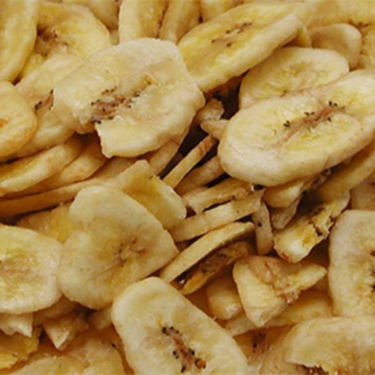 Banane séchée pour perroquets, perruches et becs crochus