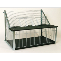Volière - Cage à oiseaux en bois de haute qualité 72 x 63 x 168 cm  extérieur et intérieur - BB LOISIR