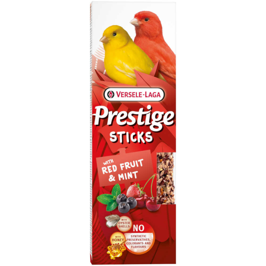 Sticks Canaris avec Fruits Rouges & Menthe 