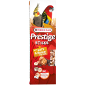 Sticks Grandes Perruches avec Noix & Garniture de Raisins - 2 pièces