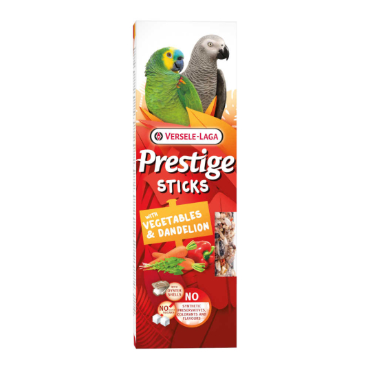 Sticks Perroquets avec Légumes & Pissenlit - 2 pièces 