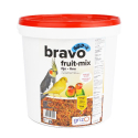 Pâtée Humide Bravo Fruit Mix Fin pour becs droits et petites perruches en seau 5kg